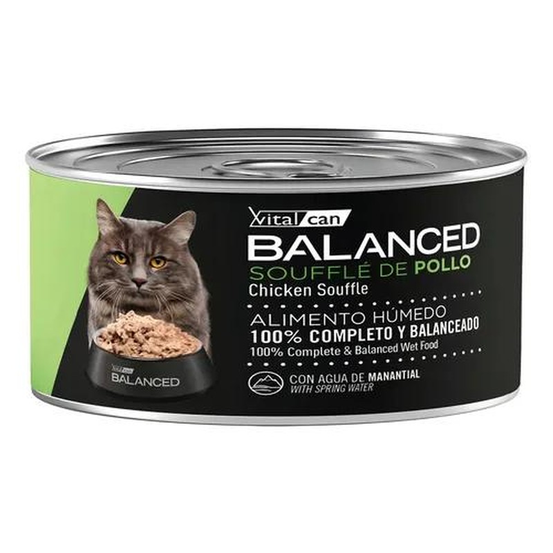 [VIT204] Balanced Souffle Pollo Gato Adulto 85Gr