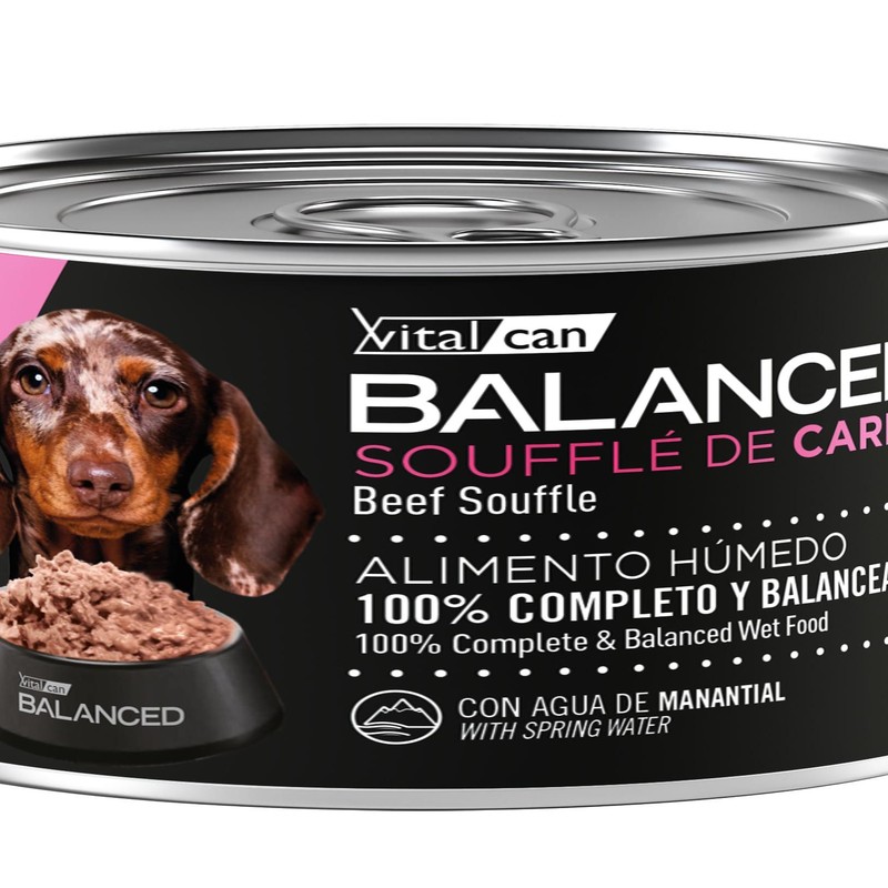 [VIT207] Balanced Souffle Carne Perro Cachorro 85Gr