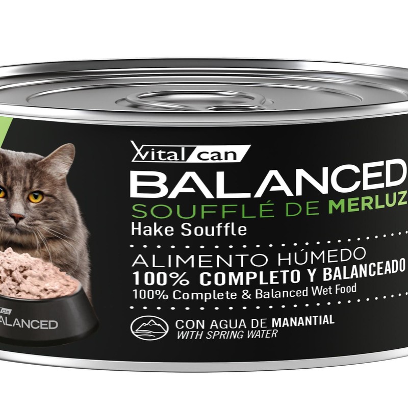 [VIT213] Balanced Souffle Merluza Gato Adulto 85Gr