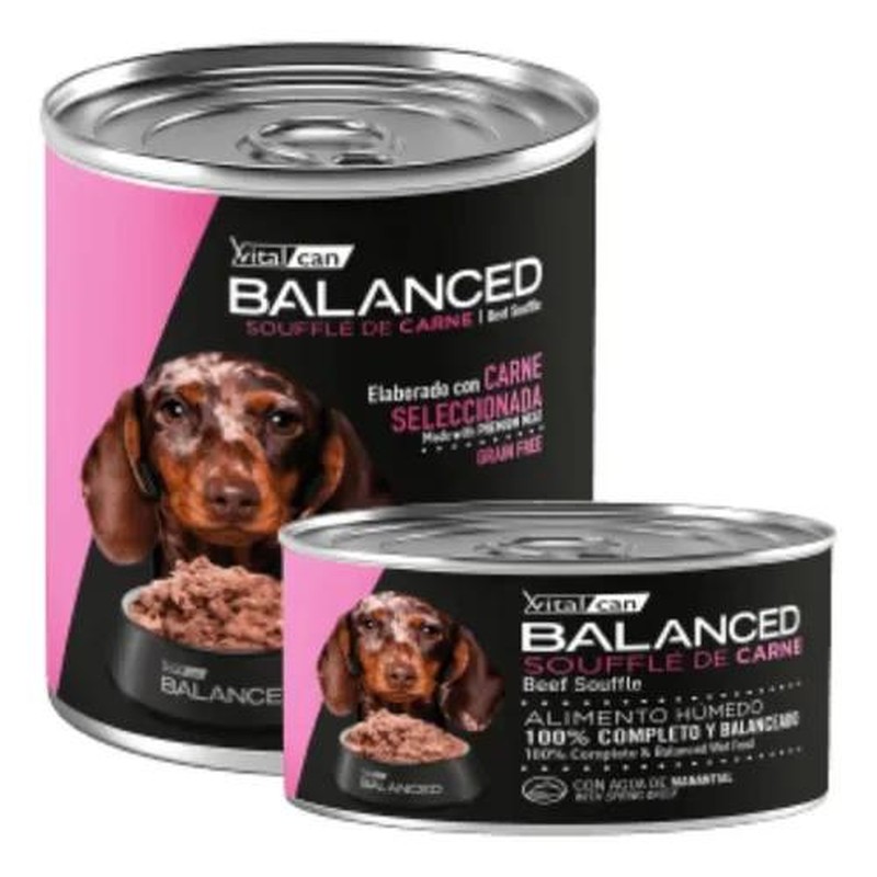 [VIT217] Balanced Souffle Carne Perro Cachorro 340Gr